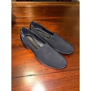 ECCO Gore-Tex Ladies Size 37 Black Slip On Casual Shoes